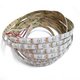 Світлодіодна стрічка RGB SMD5050, WS2812B (біла, з управлінням, IP65, 5 В, 30 діодів/м, 5 м) Прев'ю 1