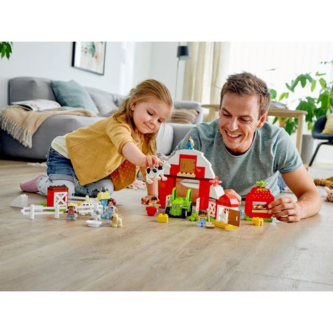 Конструктор LEGO DUPLO Хлев, трактор и уход за животными (10952) Превью 11
