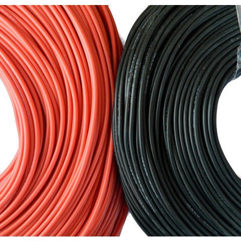 Провод в силиконовой изоляции 24AWG, 0,25 мм², 1 м, красный, UL3135 Превью 1