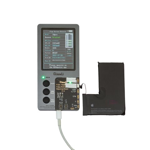 Акумулятор для iPhone 14 Pro, Li-ion, 3,87 B, 3200 мАг, Original (PRC), (A2866), original IC Прев'ю 1