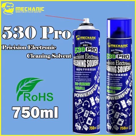 Очисник Mechanic 530 PRO, для чищення плат, 750 мл, антистатичний Прев'ю 1