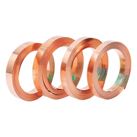 Cinta de cobre para soldar baterías, 0.15 mm, 10 mm, 10 m Vista previa  1
