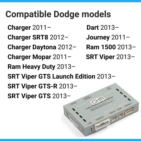 Відеоінтерфейс для Dodge/Chrysler/Fiat Прев'ю 2