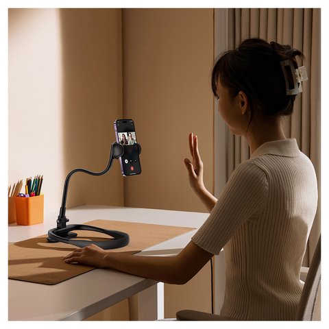 Holder Baseus ComfortJoy Series, (on neck, desktop, black) #LUGB000001 Preview 2