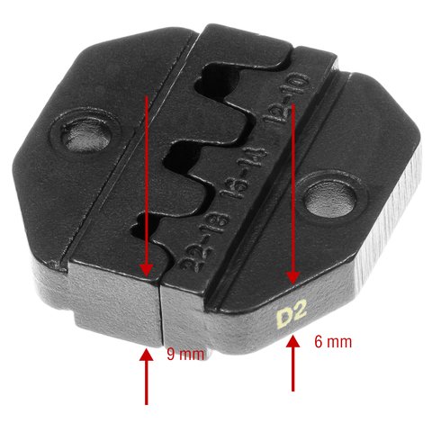 Mordaza reemplazable para crimpadora Pro'sKit 1PK-3003D2 Vista previa  2