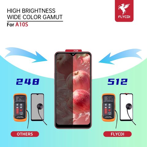 Pantalla LCD puede usarse con Samsung A107 Galaxy A10s, A107F/DS Galaxy A10s, negro, sin marco, FLYCDI, TXDI620EAUPU-31 Vista previa  2