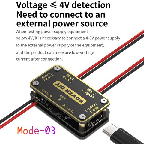 Probador USB Mechanic Power-DIY, XH2.54, USB tipo C, Lightning Vista previa  5