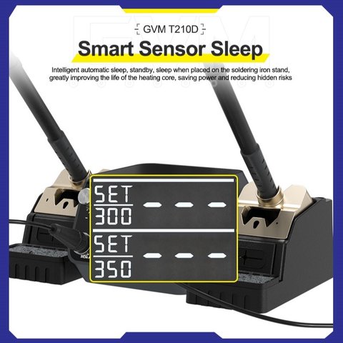 Estación de soldadura GVM T210D, digital, 60 W Vista previa  4