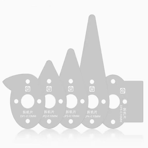 Herramienta para levantar pantalla, cristal táctil Amaoe DP5, espátula metálica, 5 uds. Vista previa  1