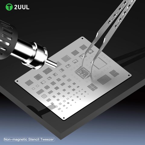 Pinzas para smd 2UUL TW22, curvada, 150 mm, no magnético Vista previa  3