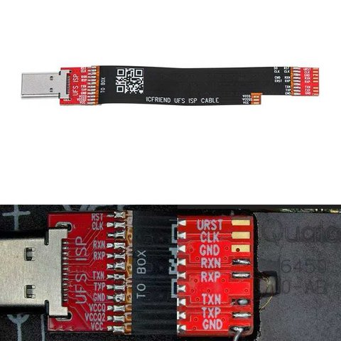 ICFriend MiPi UFS ISP Black Flex Cable Vista previa  1