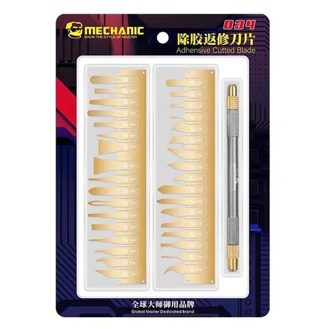 Набір скальпелів Mechanic 034, для мікросхем, 34 in 1 Прев'ю 1