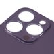 Задняя панель корпуса для iPhone 14 Pro Max, фиолетовая, не нужно снимать стекло камеры, Original (PRC), big hole Превью 1