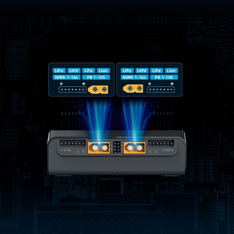 Зарядное устройство ToolkitRC M6D, Original, 500W DC Превью 1