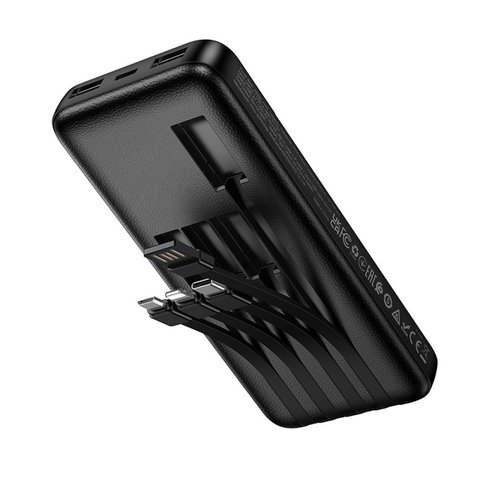 Power bank Hoco J163, 10000 мАч, белый, 4in1, #6942007664585 Превью 2