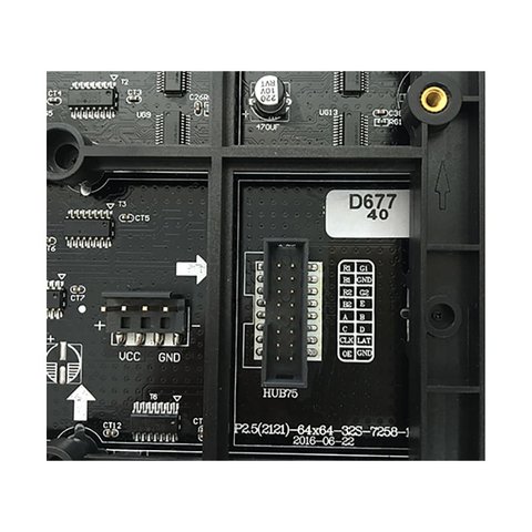 LED-модуль для рекламных екранов Hoozoe RGB-SMD1515 (p2.5, 320 × 160 мм, 128 × 64 точек, IP20, 1000 нт) Превью 1