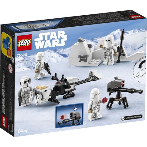Конструктор LEGO® Star Wars™ Бойовий набір Сніговий штурмовик (75320) Прев'ю 1