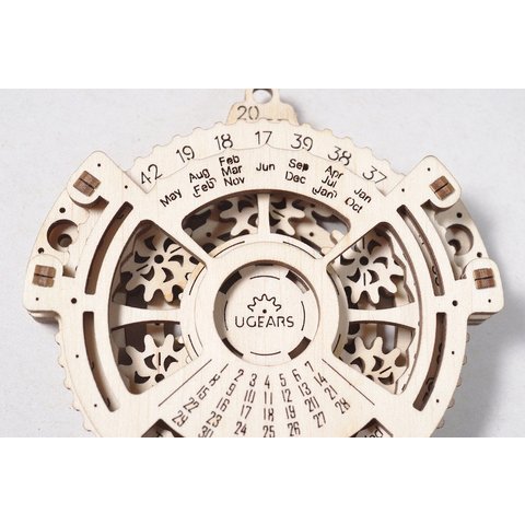 Mechanical 3D Puzzle UGEARS Date Navigator Preview 2