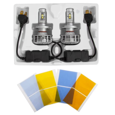Juego de luces LED principales para coche UP-6HL (H4, 3000 lm, compatible con bus CAN) Vista previa  1